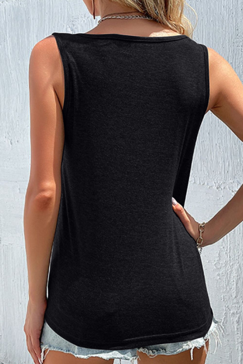 Scoop Neck Wide Strap Tank - More Color Options! - In Style Chics Boutique LLC