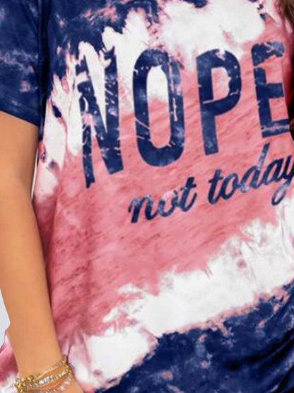 NOPE NOT TODAY Round Neck Short Sleeve T-Shirt - More Colors! - In Style Chics Boutique LLC