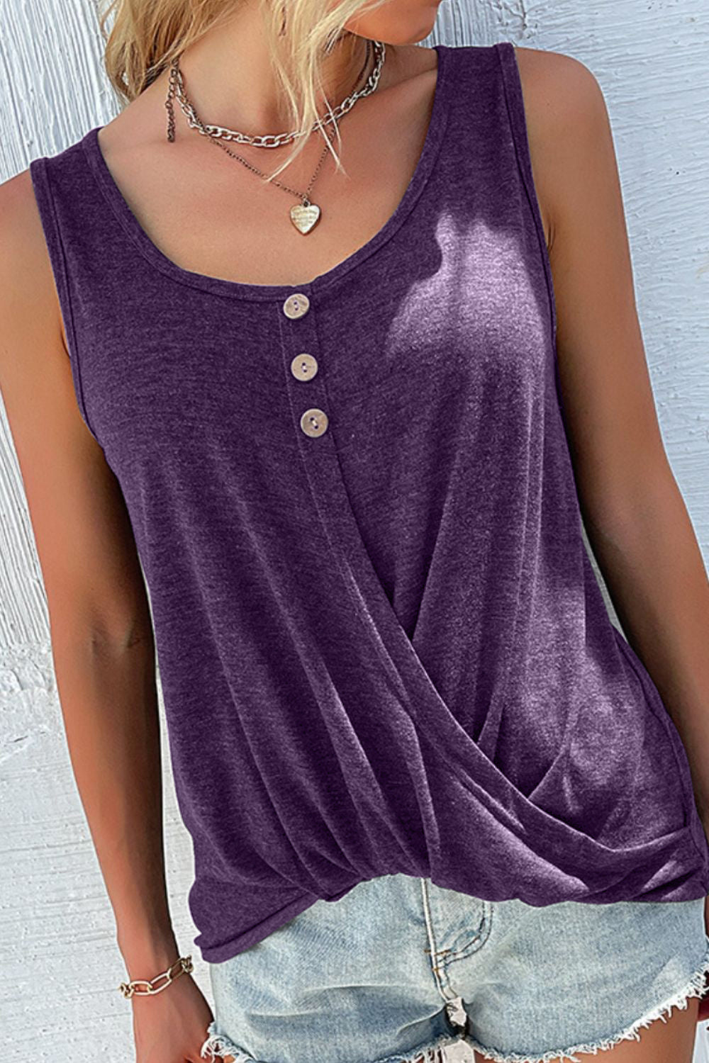 Scoop Neck Wide Strap Tank - More Color Options! - In Style Chics Boutique LLC