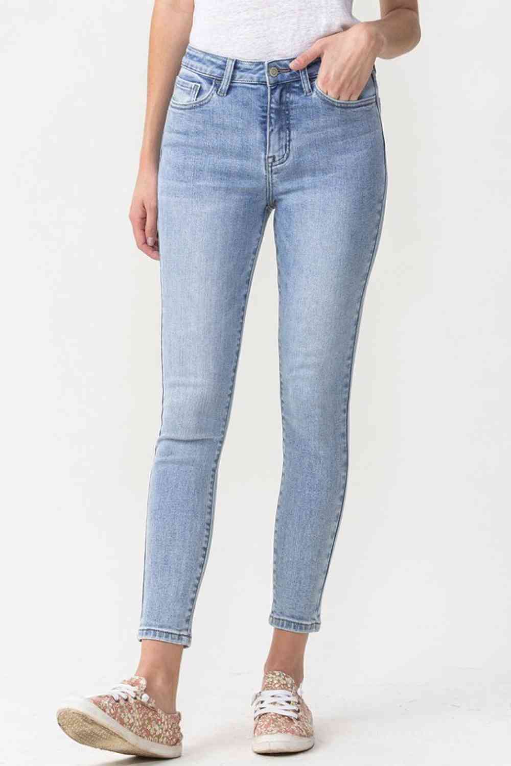 Lovervet Full Size Talia High Rise Crop Skinny Jeans - In Style Chics Boutique LLC