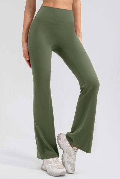 High Waist Straight Active Pants More Colors! - In Style Chics Boutique LLC