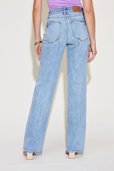 Judy Blue Full Size V Front Waistband Straight Jeans - In Style Chics Boutique LLC