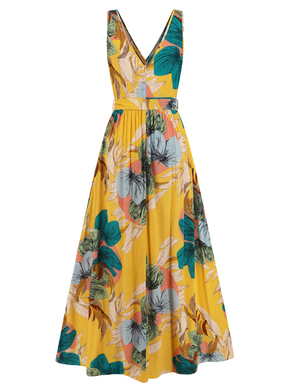 Slit Tied Printed Surplice Dress More Colors! - In Style Chics Boutique LLC