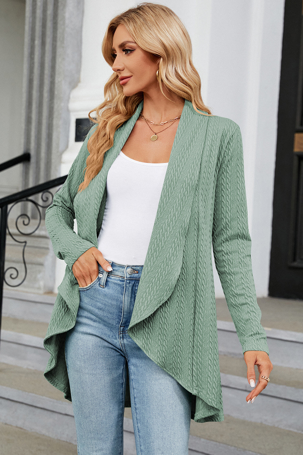 Open Front Long Sleeve Cardigan More Colors! - In Style Chics Boutique LLC