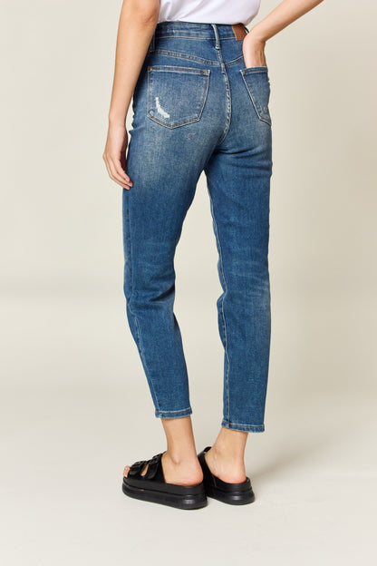 Judy Blue Full Size Tummy Control High Waist Slim Jeans - In Style Chics Boutique LLC