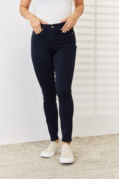 Judy Blue Full Size Garment Dyed Tummy Control Skinny Jeans - In Style Chics Boutique LLC