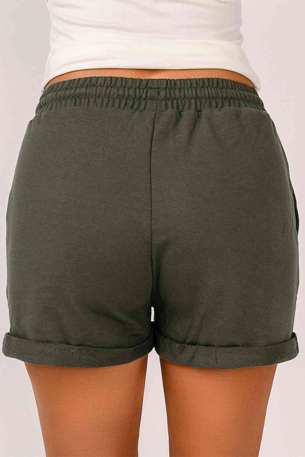 Drawstring Waist Cuffed Shorts More Colors! - In Style Chics Boutique LLC