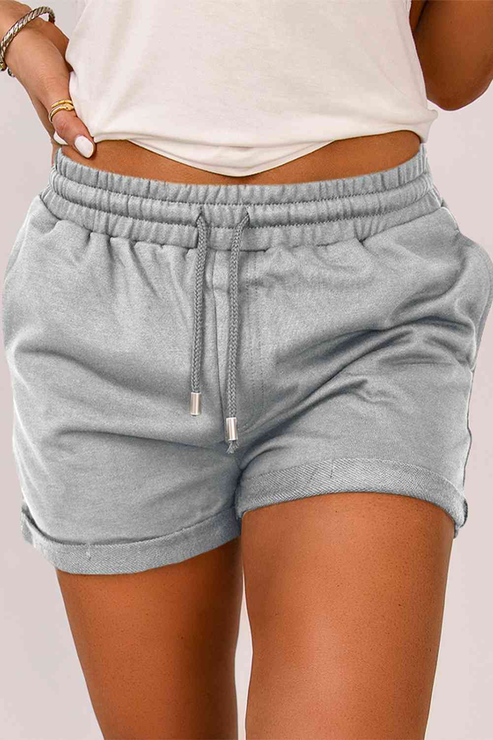 Drawstring Waist Cuffed Shorts More Colors! - In Style Chics Boutique LLC