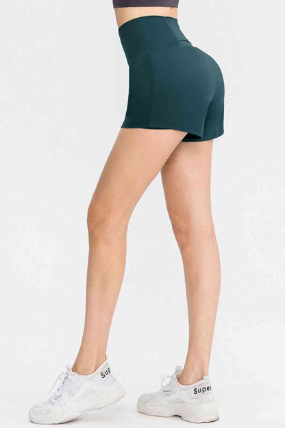 Wide Waistband Sports Shorts with Pockets - More Colors! - In Style Chics Boutique LLC