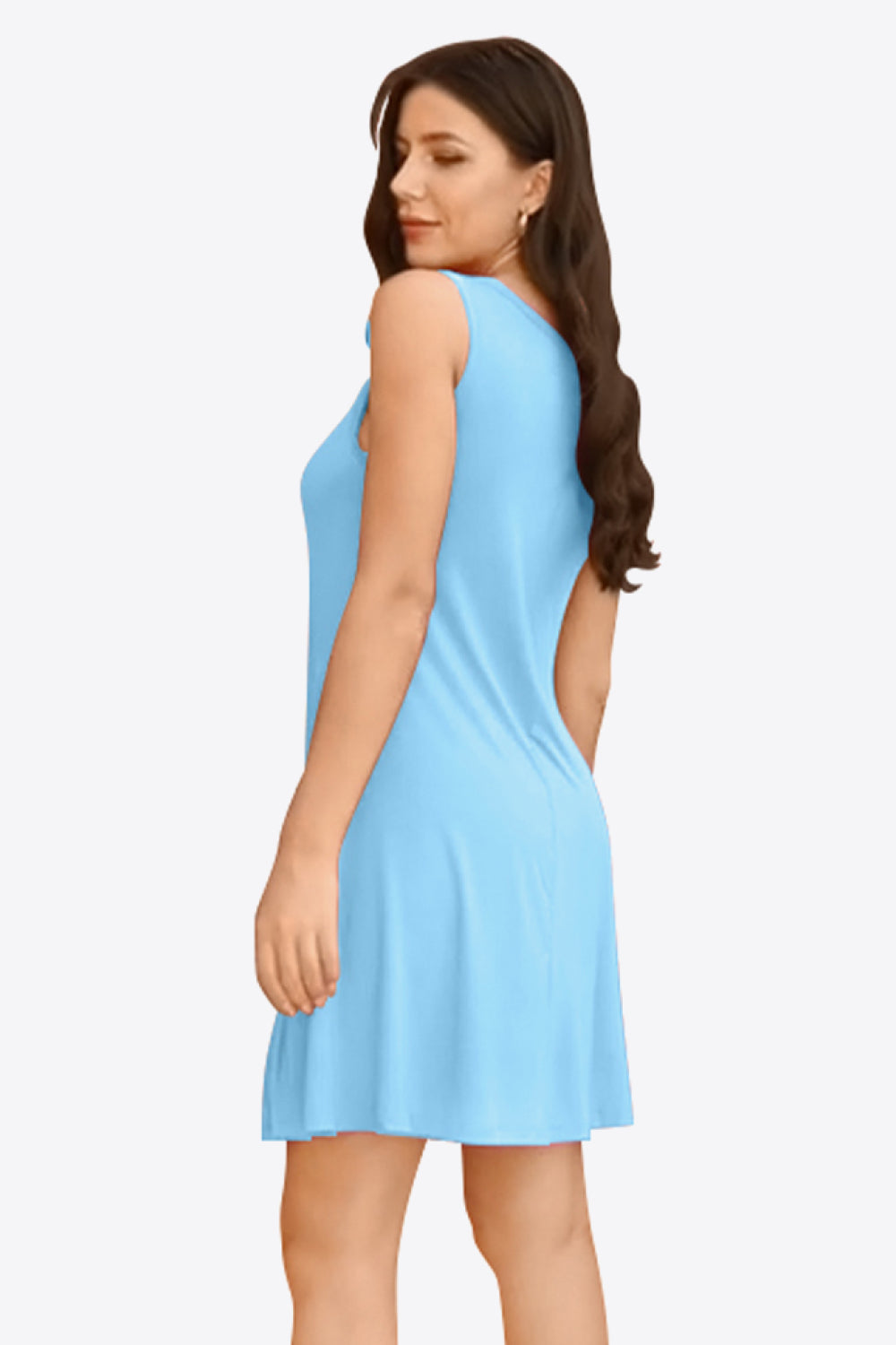 Full Size Round Neck Sleeveless Dress with Pockets - More Colors! - In Style Chics Boutique LLC