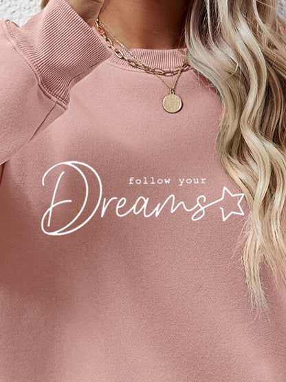 FOLLOW YOUR DREAMS Graphic Sweatshirt - In Style Chics Boutique LLC