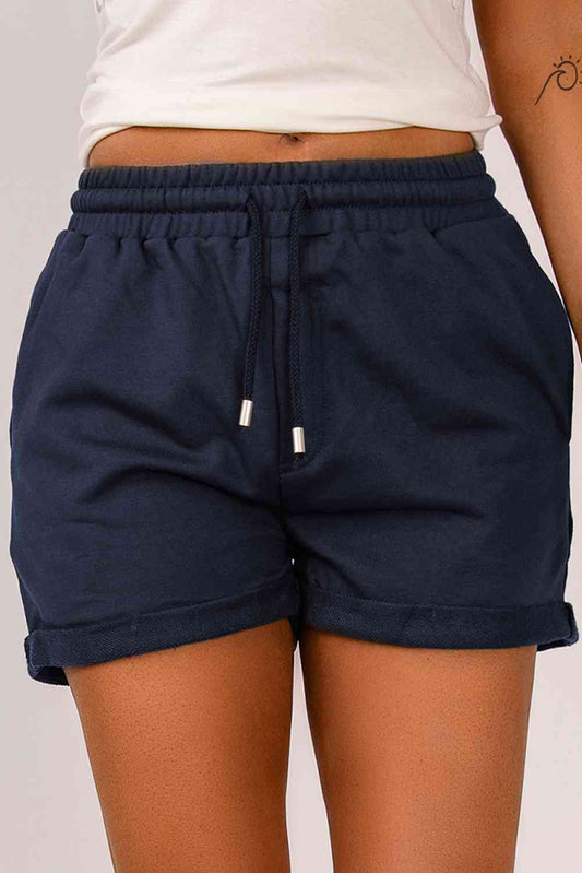 Drawstring Waist Cuffed Shorts More Colors! - In Style Chics Boutique LLC