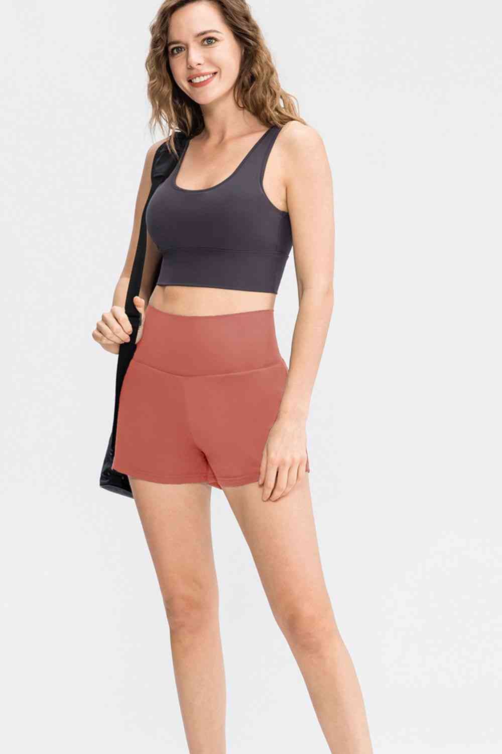 Wide Waistband Sports Shorts with Pockets - More Colors! - In Style Chics Boutique LLC