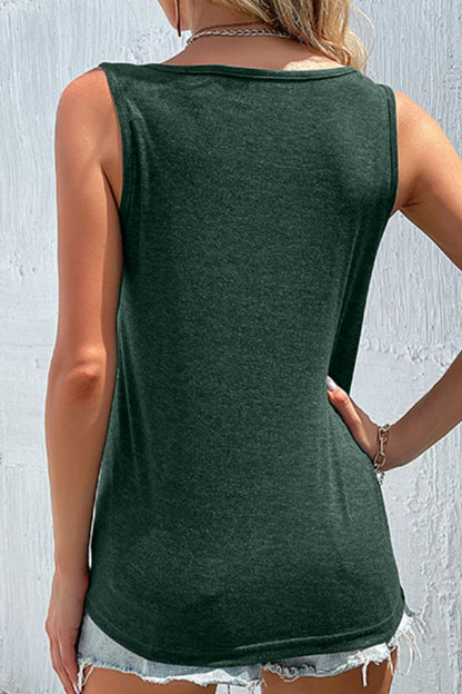 Scoop Neck Wide Strap Tank - More Color Options! - In Style Chics Boutique LLC