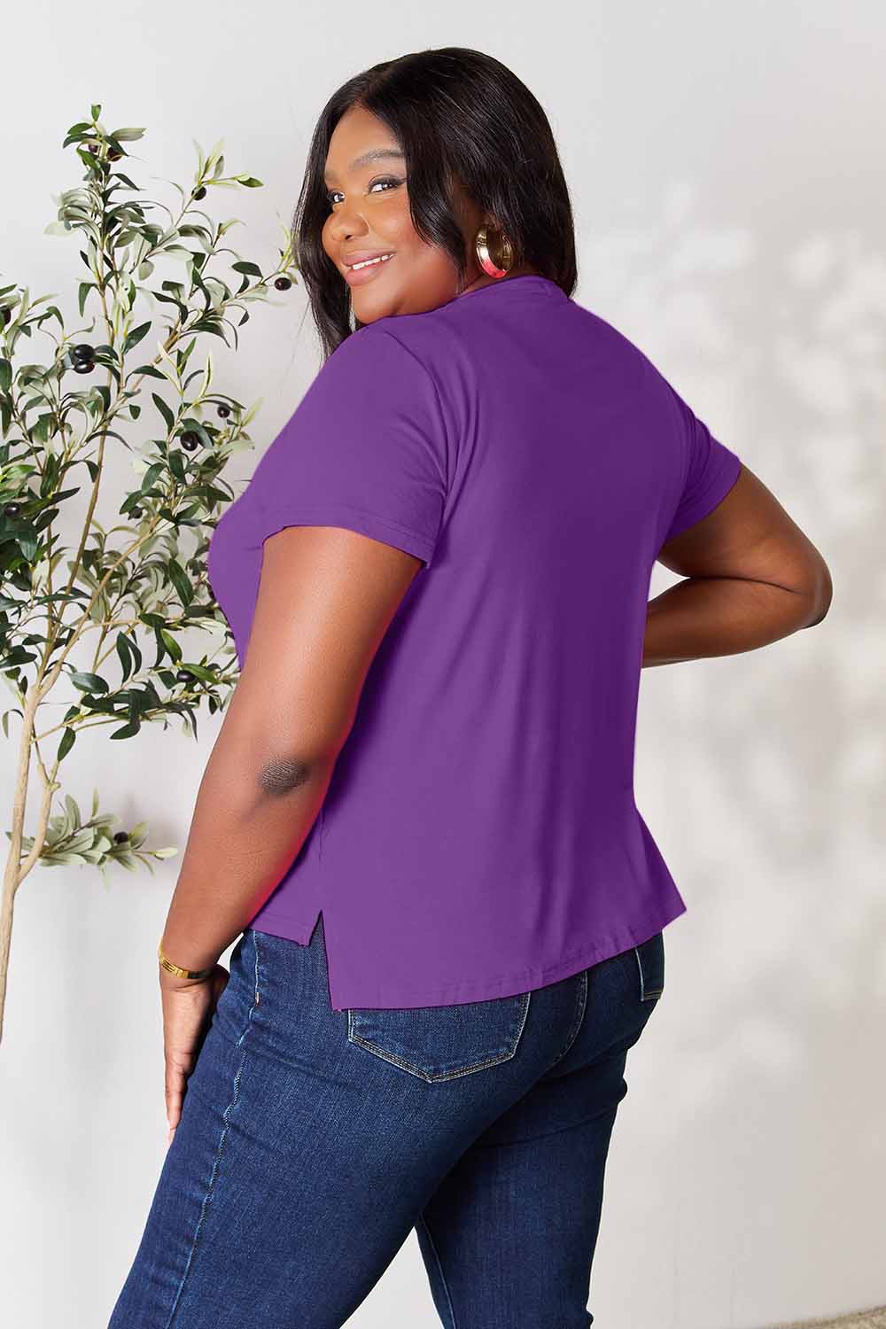 Basic Bae Full Size Round Neck Short Sleeve T-Shirt - More Colors! - In Style Chics Boutique LLC