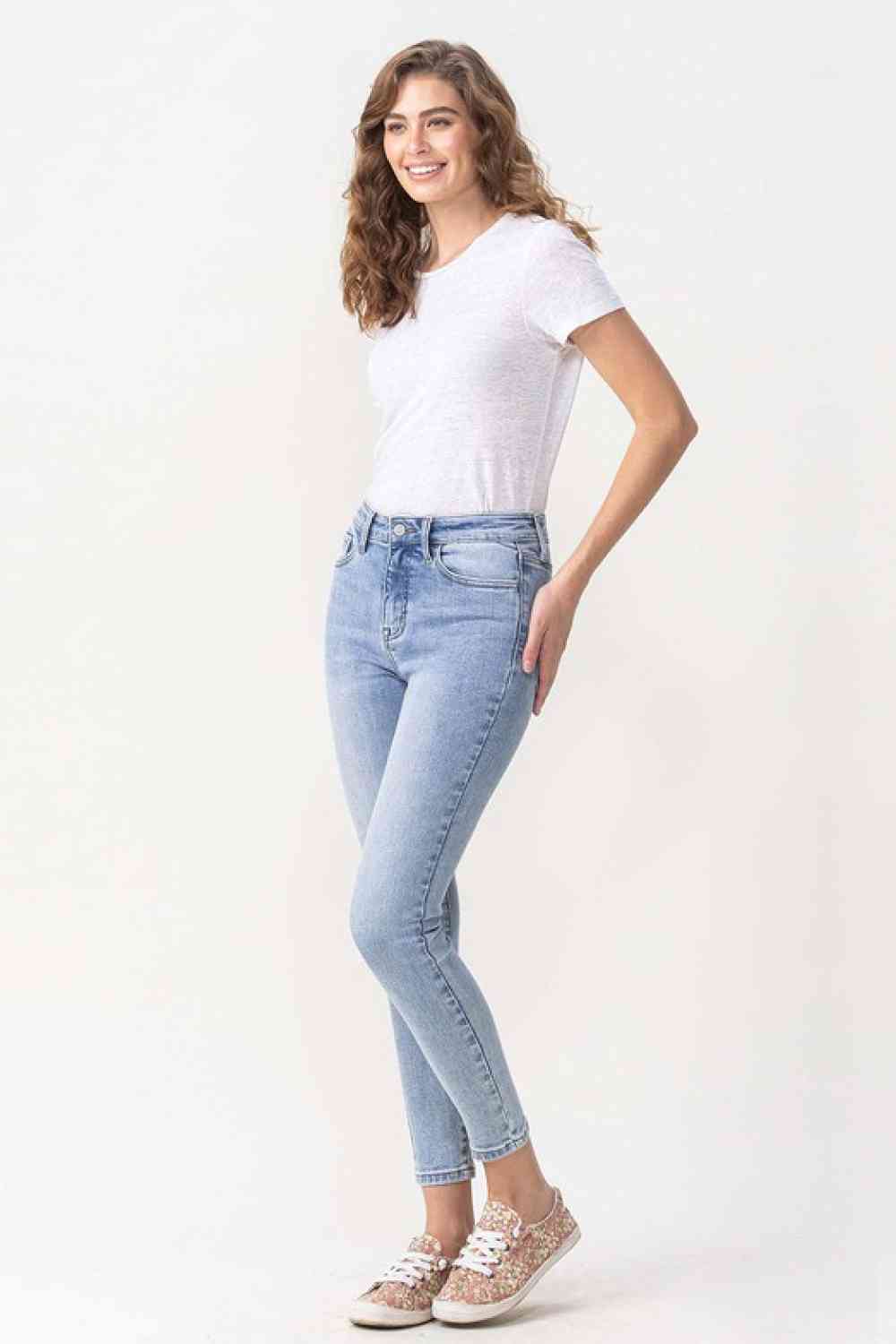 Lovervet Full Size Talia High Rise Crop Skinny Jeans - In Style Chics Boutique LLC