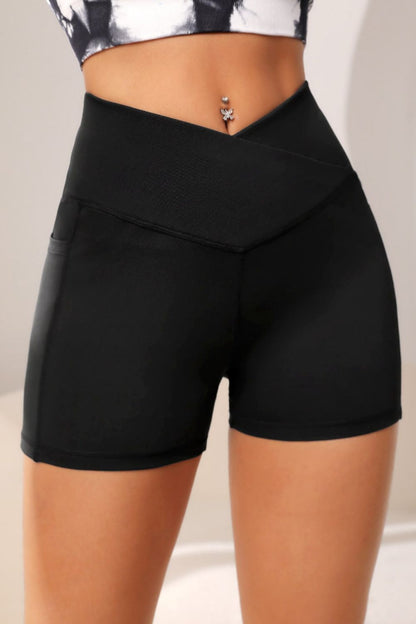 Wide Waistband Active Shorts with Pocket - More Colors! - In Style Chics Boutique LLC