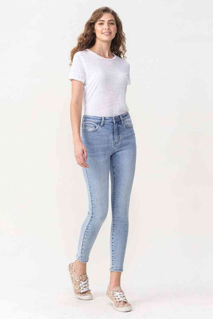 Lovervet Full Size Talia High Rise Crop Skinny Jeans - In Style Chics Boutique LLC