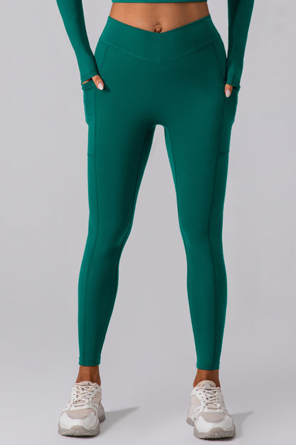 High Waist Active Leggings with Pockets - More Colors! - In Style Chics Boutique LLC