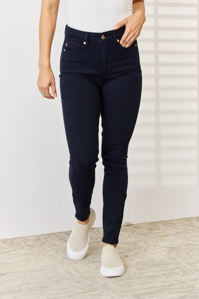 Judy Blue Full Size Garment Dyed Tummy Control Skinny Jeans - In Style Chics Boutique LLC