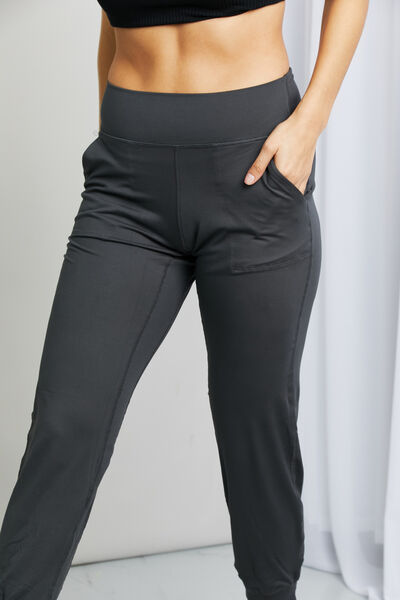 Leggings Depot Full Size Wide Waistband Cropped Joggers - In Style Chics Boutique LLC